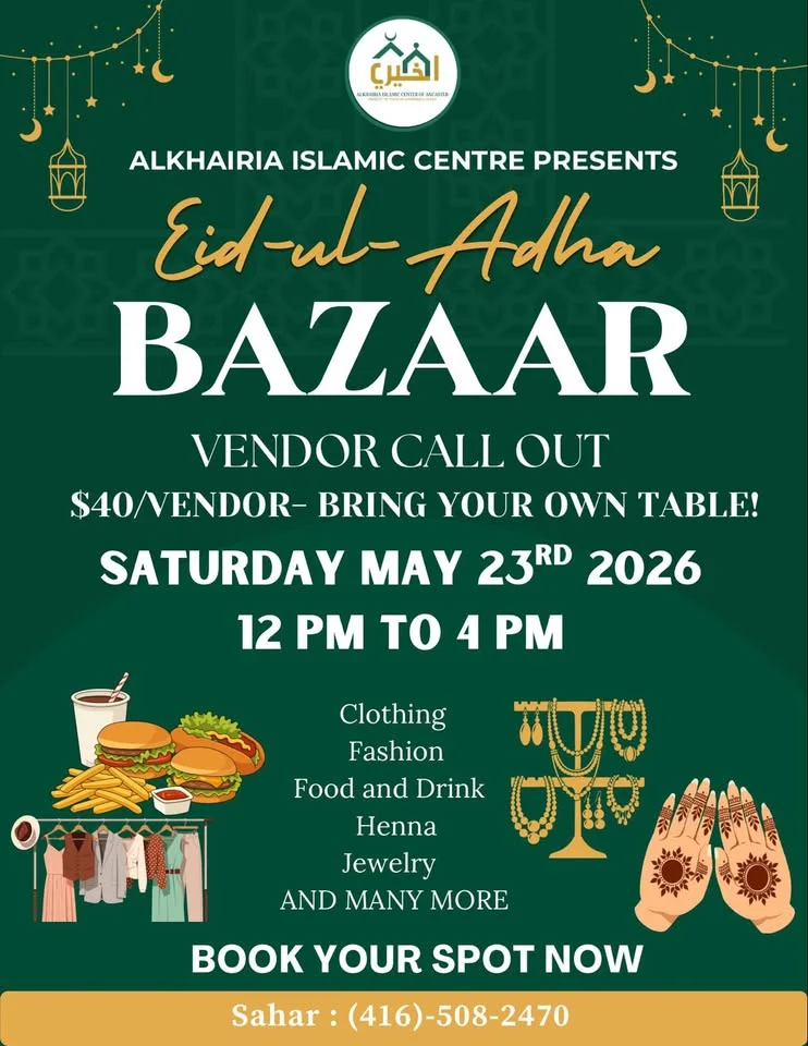 Alkhairia Islamic Centre's Eid Ul Adha Bazaar